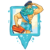Poseidon Physical Icon