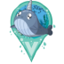 Baby Narwhal Icon